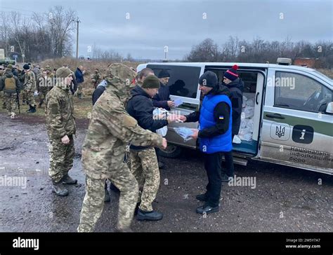 Kiev Ukraine 31st décembre 2022 Les prisonniers de guerre ukrainiens