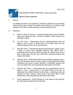 Fillable Online Maryland S Model Policy For Behavior Threat Assessment