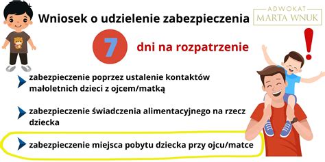 Zabezpieczenie Miejsca Pobytu Dziecka Wniosek O Miejsce Pobytu