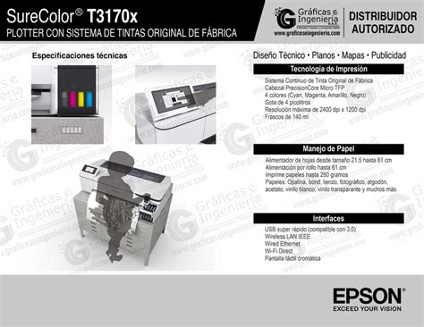 Plotter Epson Surecolor T X Gr Ficas E Ingenier A Sas Bogot