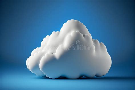 White Cloud on Blue Background, Nature, Clouds and Skies Stock ...