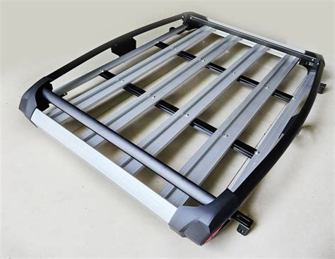 38x50 Silver Black Stingray Roof Rack Rail Type Transformer Look