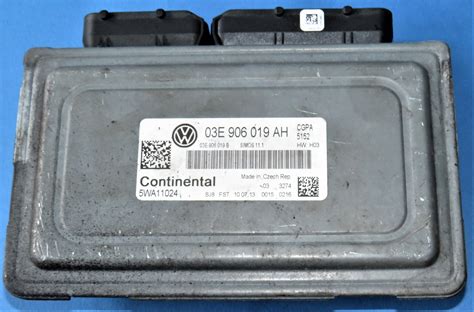 Used Genuine VW Polo Ecu 03E 906 019 AH UK S No 1 Specialist VW Breaker