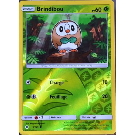 Carte Pok Mon Brindibou Pv Reverse Sm Soleil Et Lune