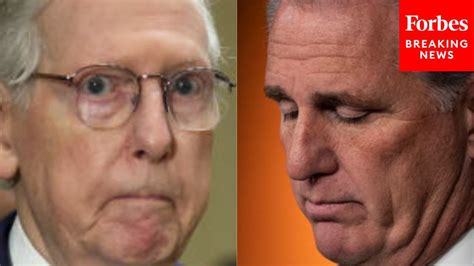 He Was A Doer Mitch Mcconnell Praises Former Speaker Kevin Mccarthy