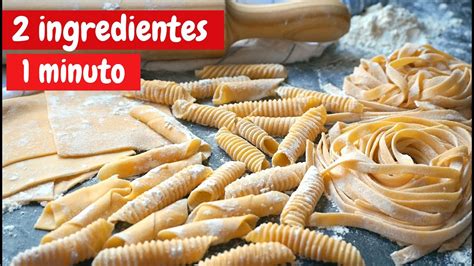 Arriba 33 Imagen Receta Pasta Casera Sin Maquina Abzlocal Mx