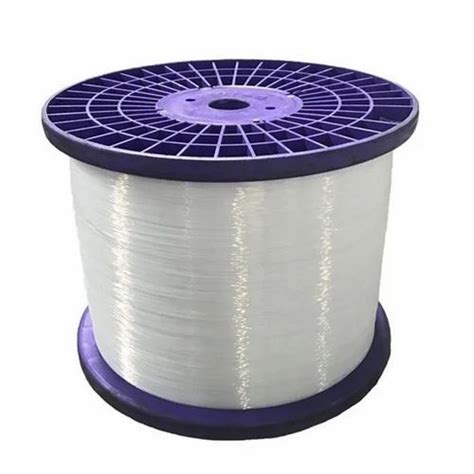 White Plain Mm Polyester Monofilament Yarn At Rs Kg In Noida