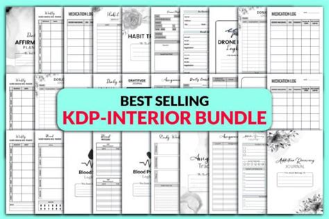 Best Selling Planner Kdp Interior Bundle Graphic By Cmt Rubelrana