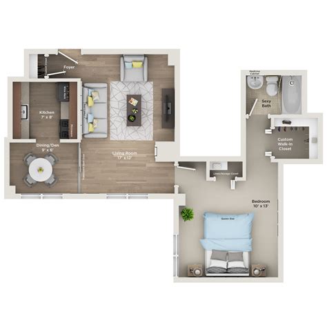 A2 Penthouse Floor Plan at Plaza Club City