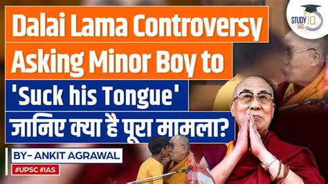 Dalai Lama Kissing Minor Boy And Asking Him To Suck His Tongue Know