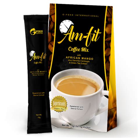 1 Box Am Fit Coffee Mix With African Mango Plus Garcinia Cambogia