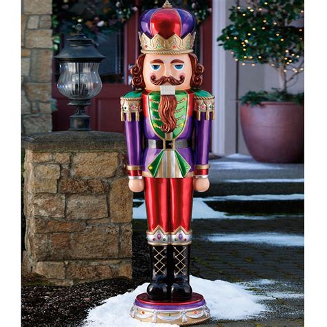 6ft 19m Indooroutdoor Polyresin Christmas Nutcracker With 32