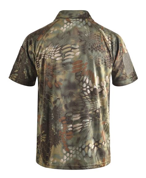 Mege Brand Clothing Mens Shirts Tactical Camouflage Polo Shirt Summer