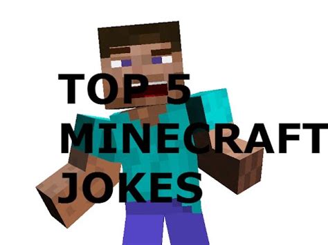 Top 5 Funny Minecraft Jokes YouTube