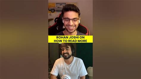 How To Read More Rohan Joshi Rohanjoshi8016 Shorts Youtube