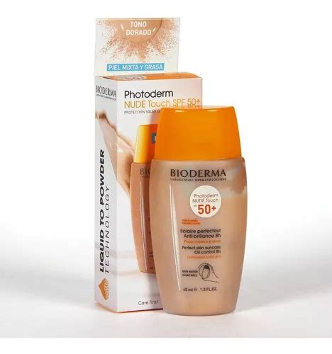 Photoderm Nude Touch 50 Tono Dorado Envío gratis