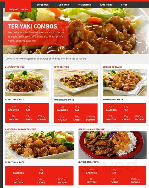 Sarku Japan Teriyaki And Sushi Express Menu In Capitol Heights Maryland