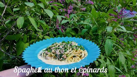 Recette de Spaghetti au thon et épinards facile et rapide YouTube