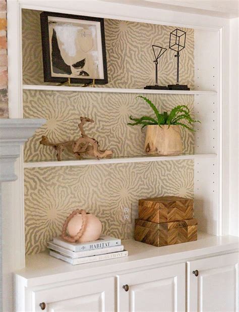 30+ Wallpaper Ideas to Spice Up Your Bookshelves - Days Inspired