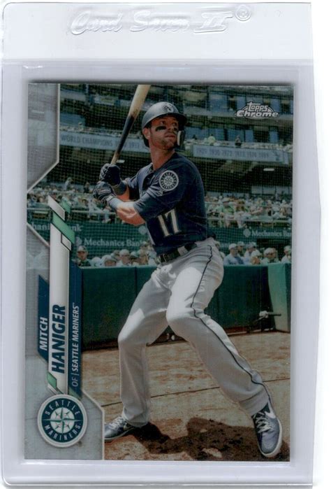 Mitch Haniger Topps Chrome Refractor Mariners K Ebay