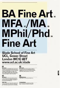 iF Design - Slade School of Fine Art Print Material