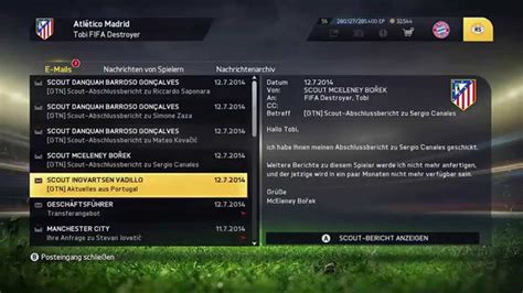 FIFA 15 Karriere Modus Erste Neuverpflichtung German YouTube