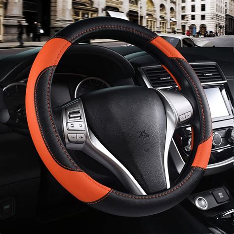 Amazon Ziciner Steering Wheel Cover Car Carbon Fiber Steering