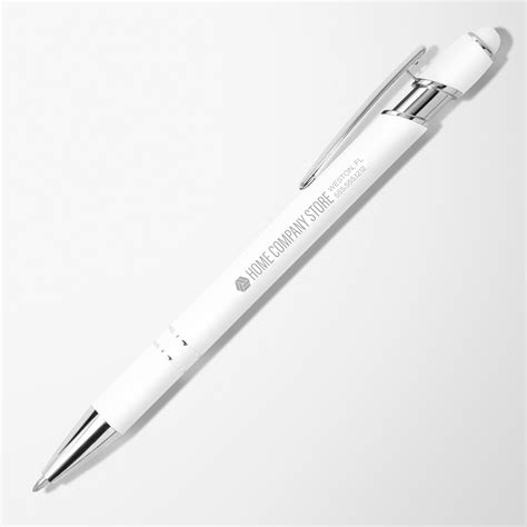 Promotional Bright Alpha Soft Touch Pen With Stylus Pens