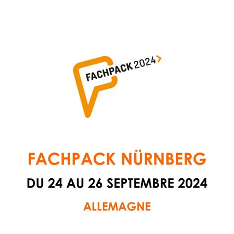 Fachpack N Rnberg Du Au Septembre Tcm Solutions