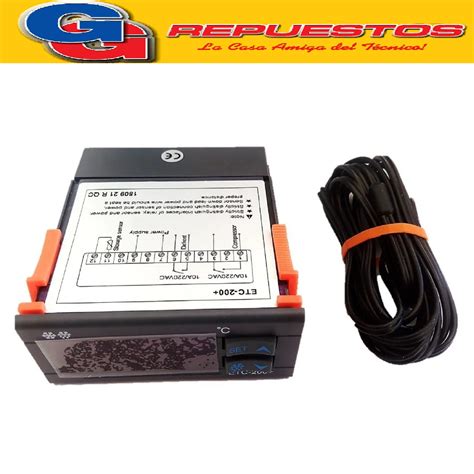 COMBISTATO ETC 200 ELECTRONICO 1 SONDA DEFROST 40ºC 12 0ºC RELE