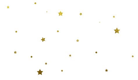 gold stars scattering cut out 10985205 PNG