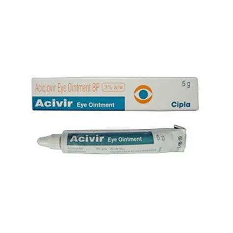 Acivir Eye Eintment Acivir Eye Ointment Packaging Size 5gm Packaging