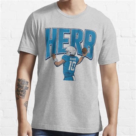 Justin Herbert Herb T Shirt For Sale By Danny Thompson Redbubble