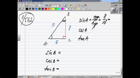 Trigonometric Ratios Youtube