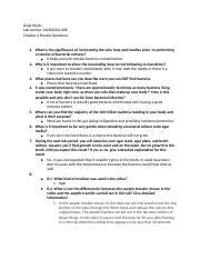 Chapter 6 Review Questions Docx Daija Myles Lab Section MCB3020L 008