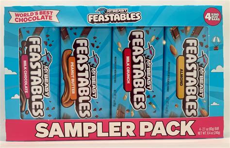 Feastables Beast Bar Assorted Milk Chocolate Philippines Ubuy