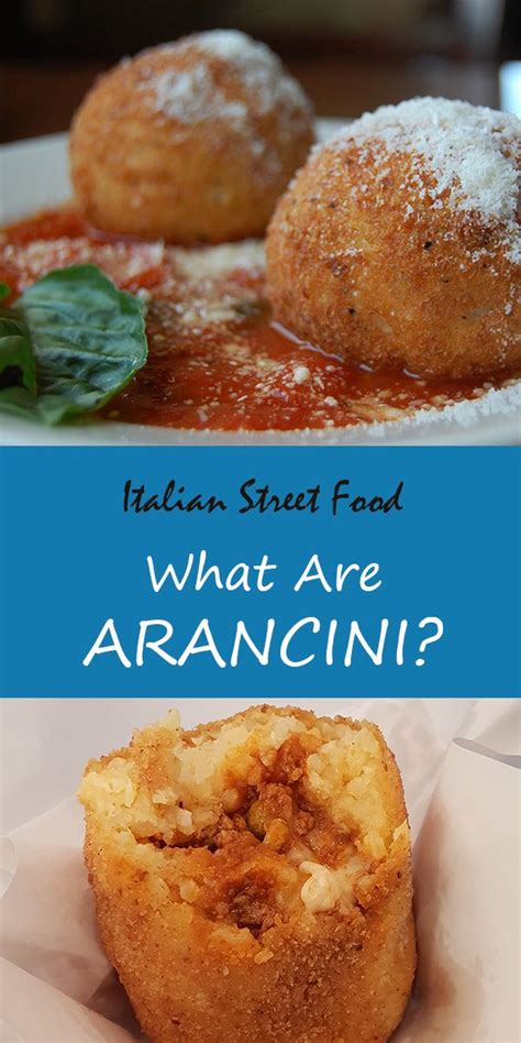 what are arancini? an italian street food recipe