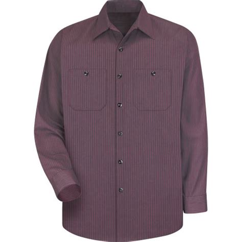 Red Kap Durastripe® Long Sleeve Work Shirt Red Kap Workwear