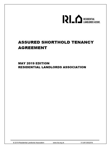 Sample Tenancy Agreement Pdf Leasehold Estate Lease