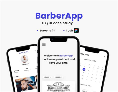 Barber app | BarberApp | Mobile app | UX/UI case study :: Behance