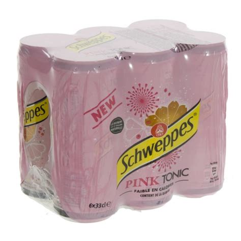 Schweppes Pink Tonic BLIK Regular 33 Cl Blik 6 Pak Thysshop