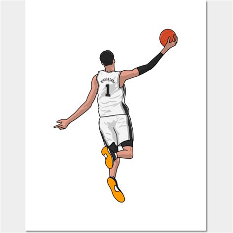 Wemby dunk - Victor Wembanyama - Posters and Art Prints | TeePublic