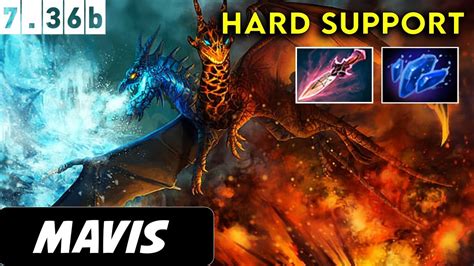 Mavis Jakiro Hard Support Dota Patch B Pro Pub Gameplay Youtube