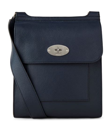 Mens Mulberry Blue Leather Antony Messenger Bag Harrods CountryCode