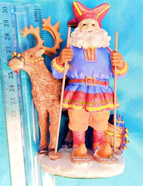 International Santa Claus JOULUPUKKI LAPLAND Figurine #SC43 2000