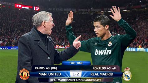 The Day Cristiano Ronaldo Showed No Mercy For Sir Alex Ferguson Win