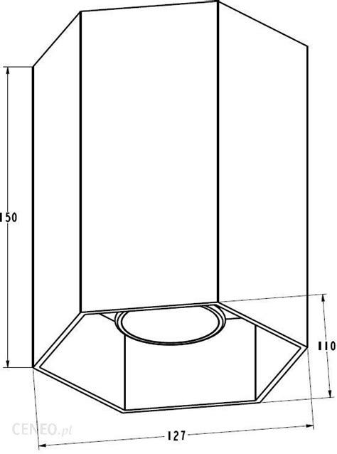 Zuma Line Oprawa Natynkowa Spot POLYGON CL 1L 20067 AL 3064007918