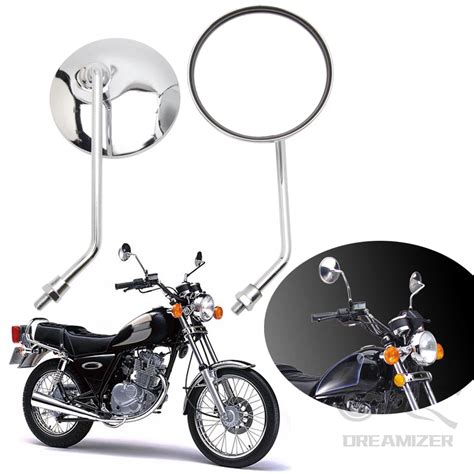 Motorcycle-Rearview-Side-Mirror-With-10mm-Screws-Universal-Round-Square ...