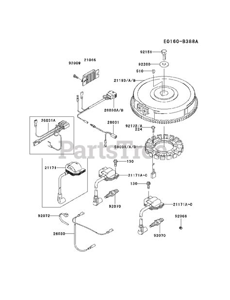 Kawasaki Fh641v Ds29 Kawasaki Engine Electric Equipment Parts Lookup