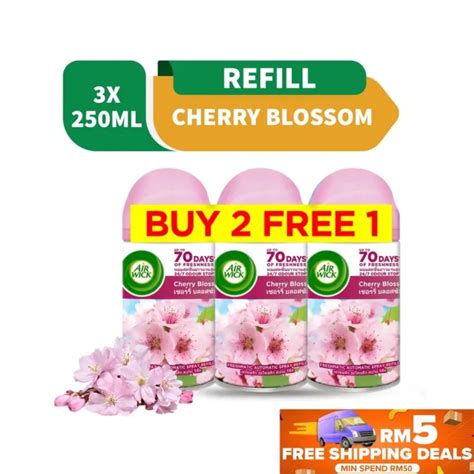 Air Freshener Air Wick Pure Freshmatic Refill Cherry Blossom 250ml